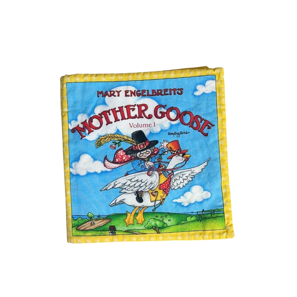 Mary Engelbreit Mother Goose Fabric Book Baby Toddler Nursery Rhymes Volume 1